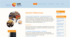 Desktop Screenshot of lvdm-sachsen.de