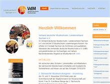 Tablet Screenshot of lvdm-sachsen.de